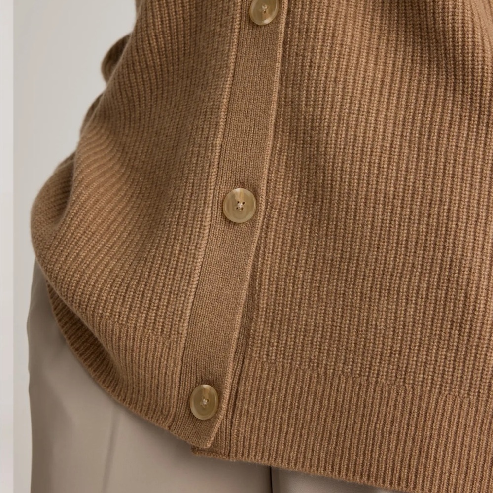 Quince Women's Brown Cardigan Sweater - Picture 2 of 16